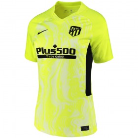 Jalkapallo Pelipaidat Atlético Madrid Naisten 3 Paita 2020-2021 Lyhythihainen